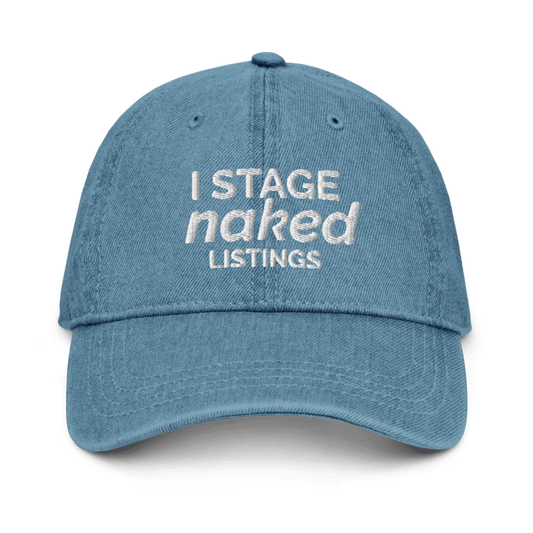 I Stage Naked Listings Denim Hat | 2 Colors Available