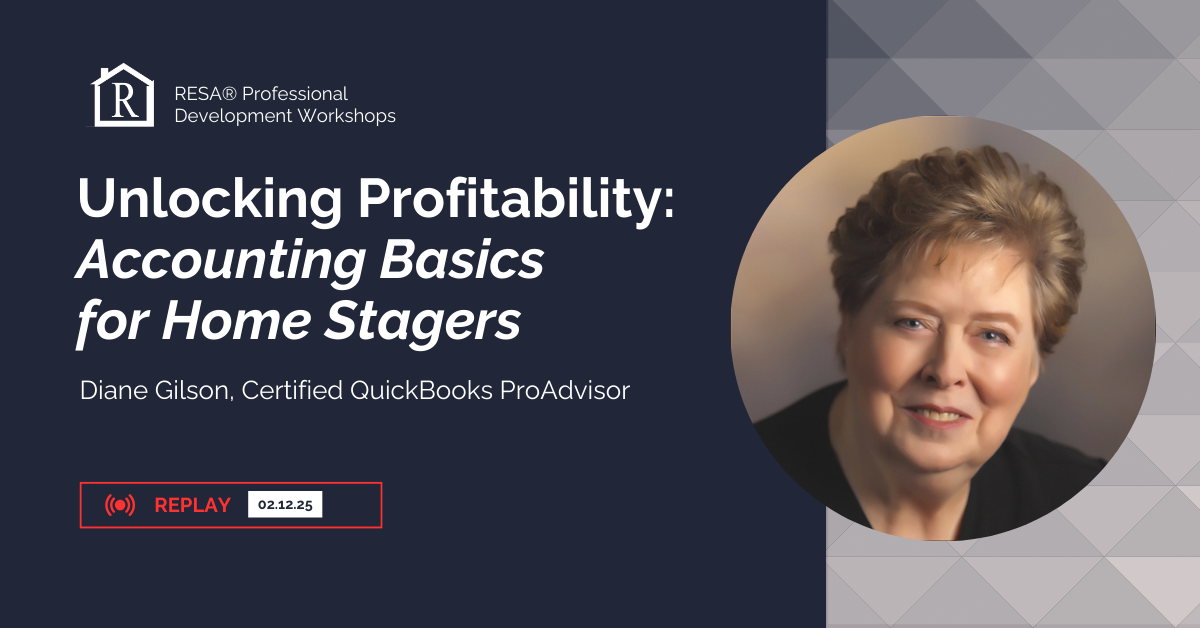 Unlocking Profitability: Accounting Basics for Home Stagers - Diane Gilson