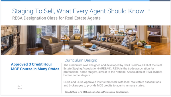 RESACON 2022: Teaching Agent CE Classes to Raise Your Credibility and Impact Your Local Market - Shell Brodnax