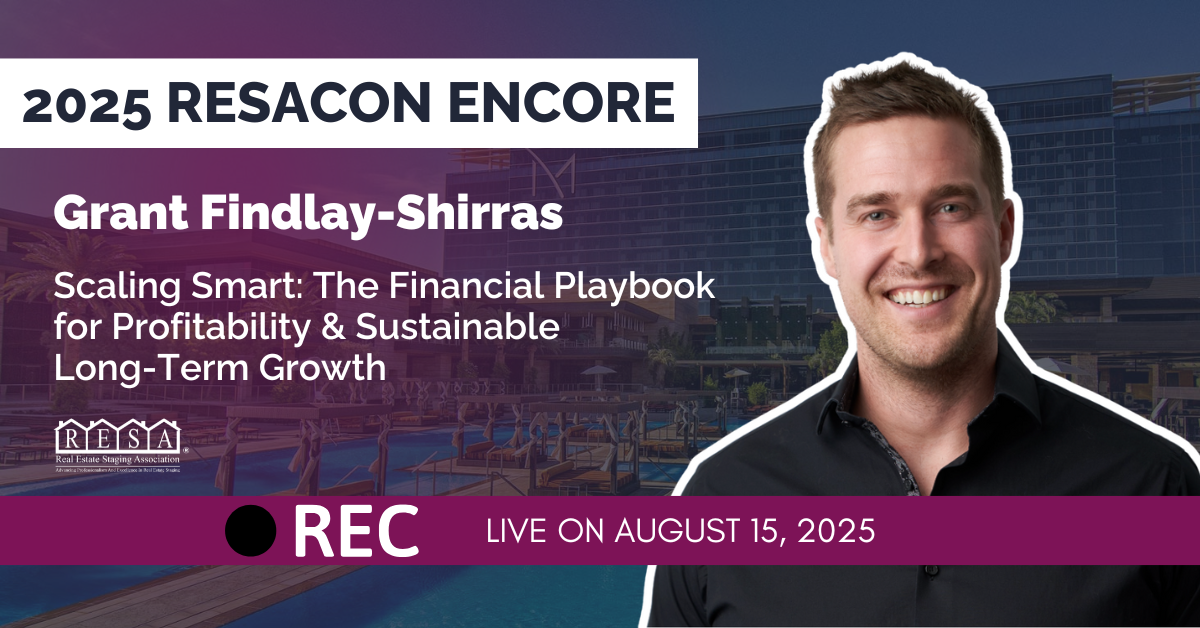 RESACON 2025 Encore: Scaling Smart: The Financial Playbook for Profitability & Sustainable Long-Term Growth with Grant Findlay-Shirras