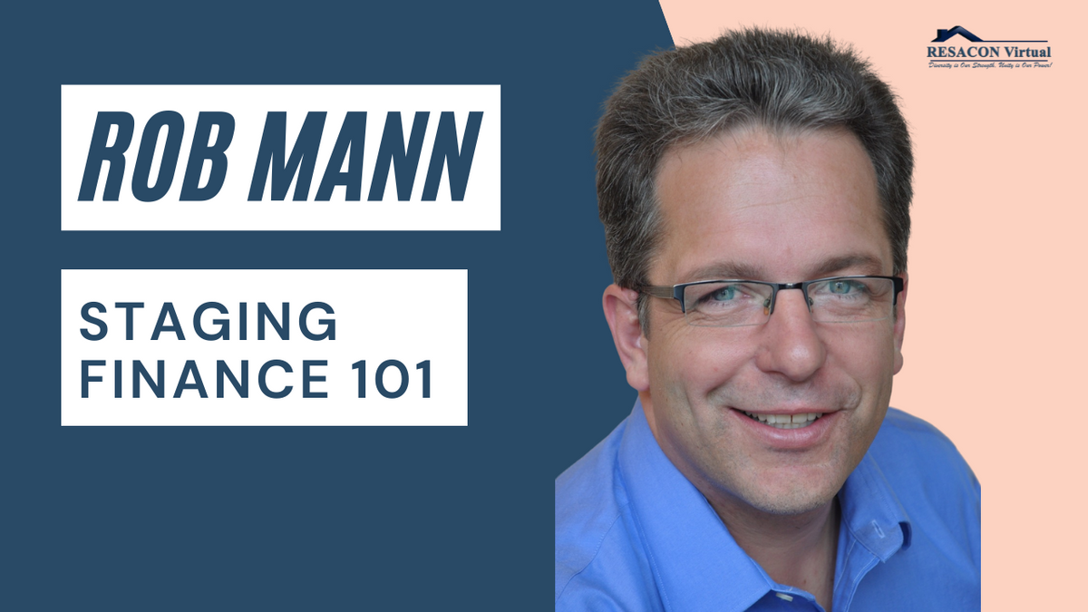 RESACON 2021: Staging Finance 101 - Rob Mann – RESA Online Store