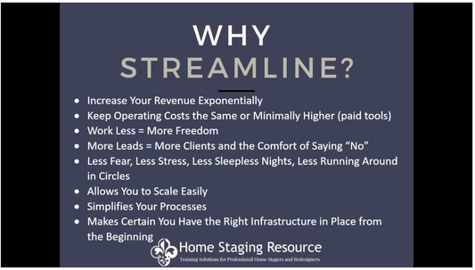 RESACON 2022: Streamline Your Staging and Design Business (and Get Off the Hamster Wheel) - Audra Slinkey