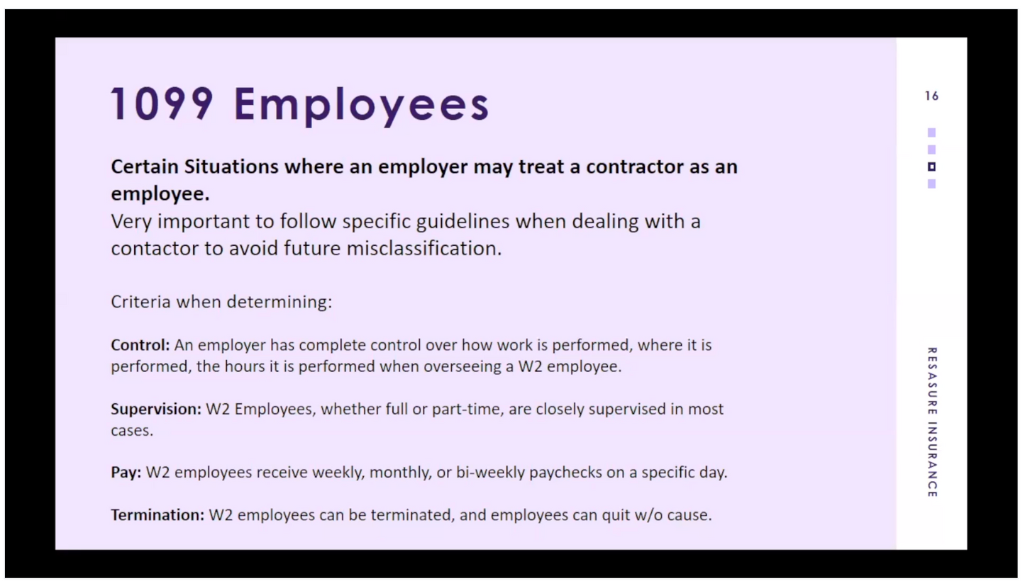 RESACON 2022: The Pitfalls of Using Independent 1099 Contractors in Your Workforce - Victor D'Angelo & Joe Denneler